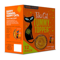 Lot de 12 sachets Tiki Cat Topper, pratique multipack pour les repas.