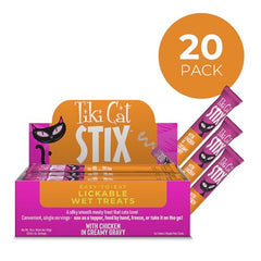 Portion monodose Tiki Cat Stix, service rapide et pratique.