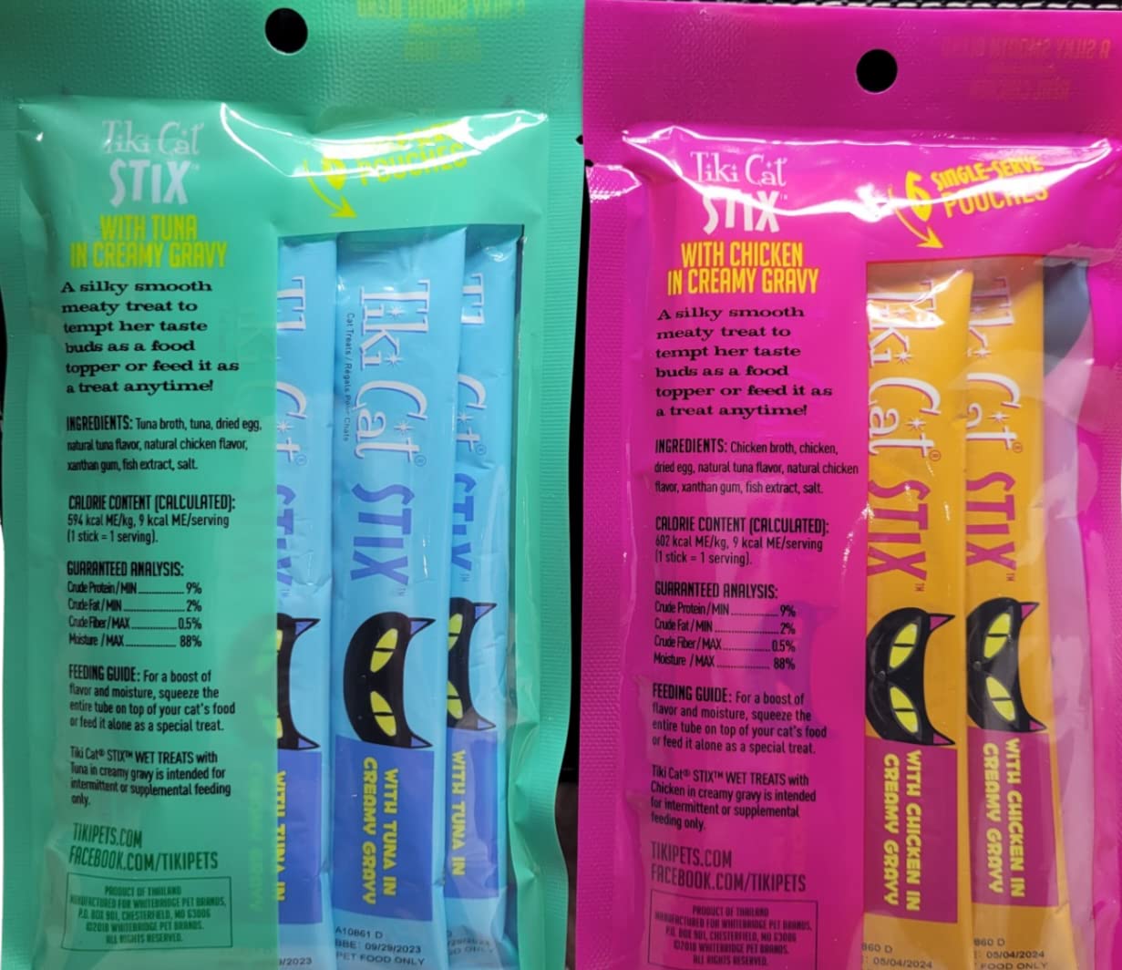 Tiki Cat Stix mousse de poulet, friandise savoureuse pour varier les repas