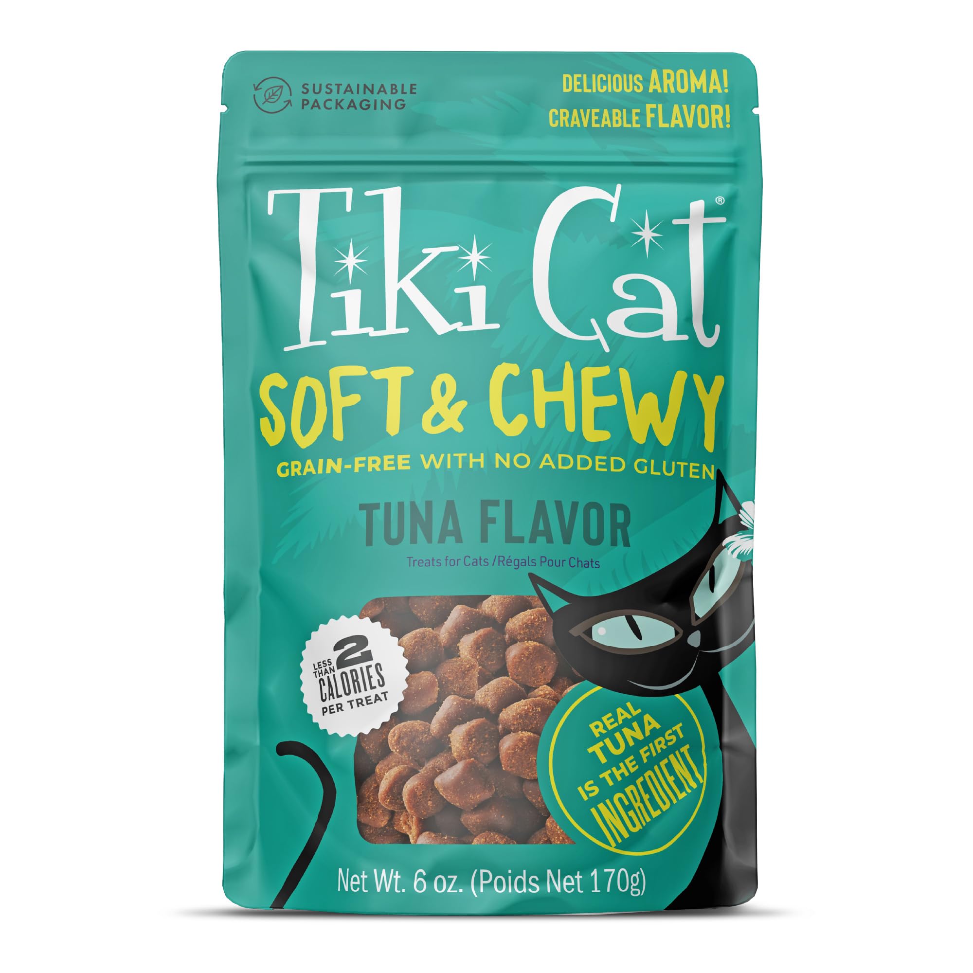 Friandise Tiki Cat thon en sachet pratique pour chat