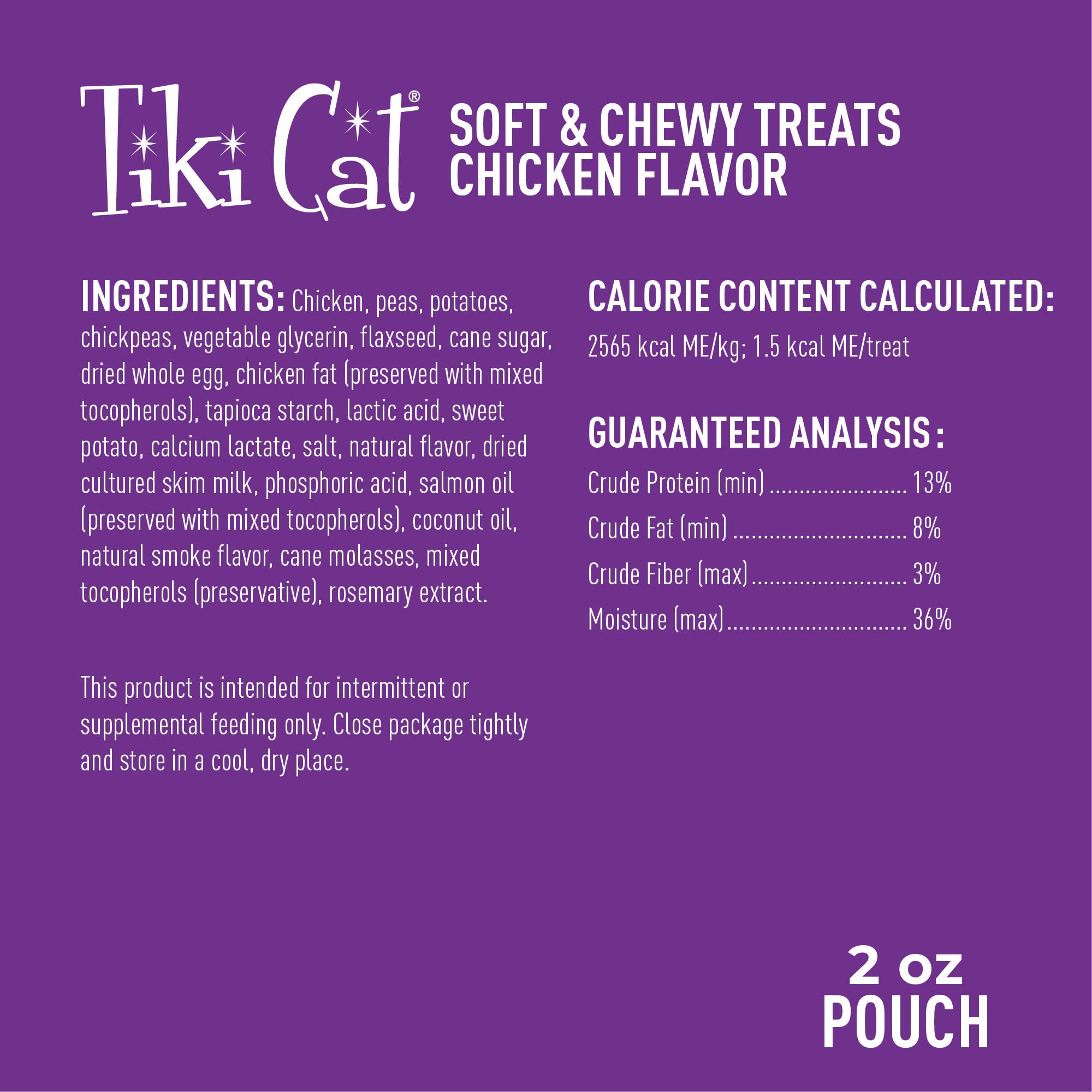 Friandises Tiki Cat Sans Cereales: idéal pour chats sensibles.
