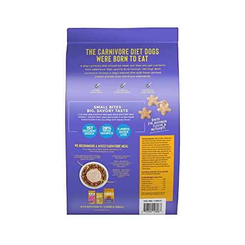 Tiki Dog Born Carnivore – sans-grains avec poulet et lentilles, nutritif et digestible pour chiens adultes