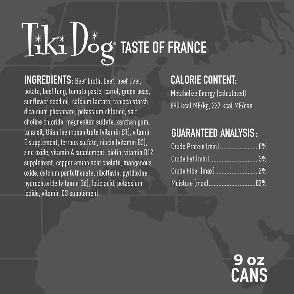 Tiki Dog France texture-moelleuse boeuf et foie-de-boeuf, bouchées appétissantes.