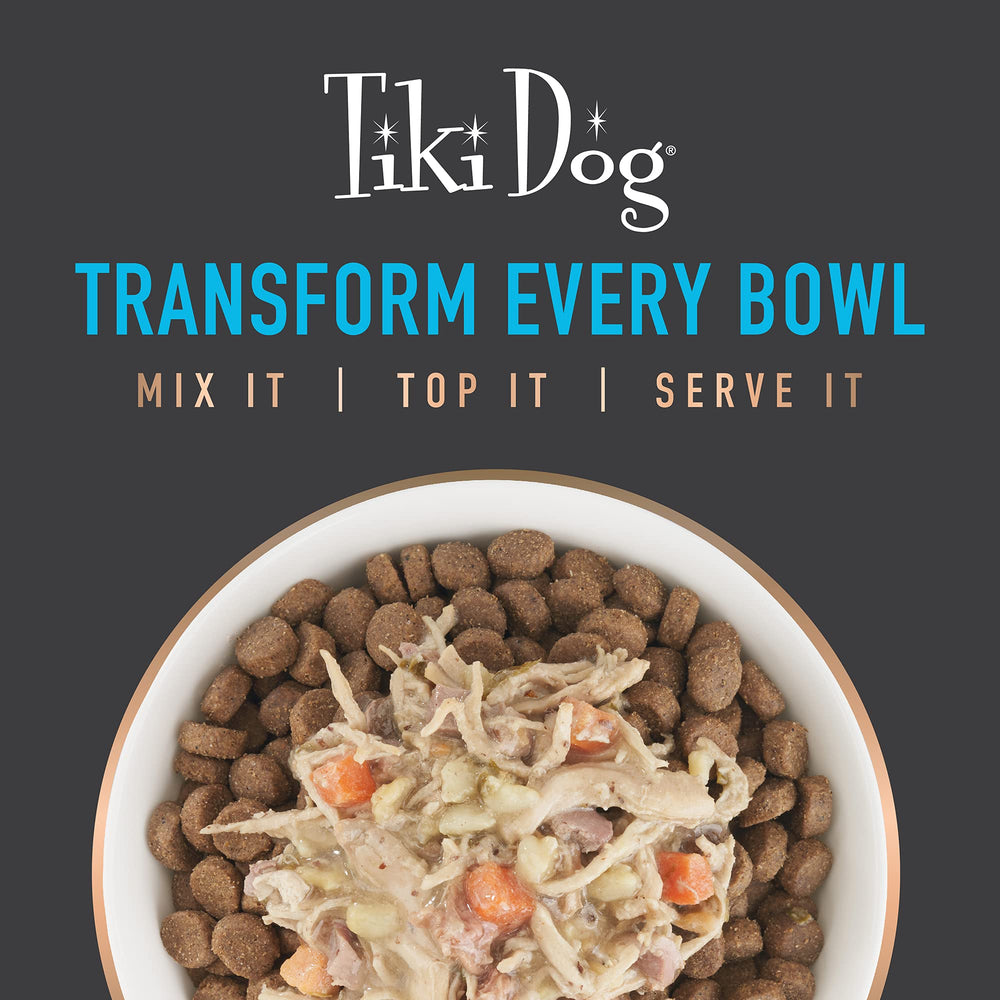 Tiki Dog Taste of The World Saveurs ethniques, expérience gustative pour chiens curieux.