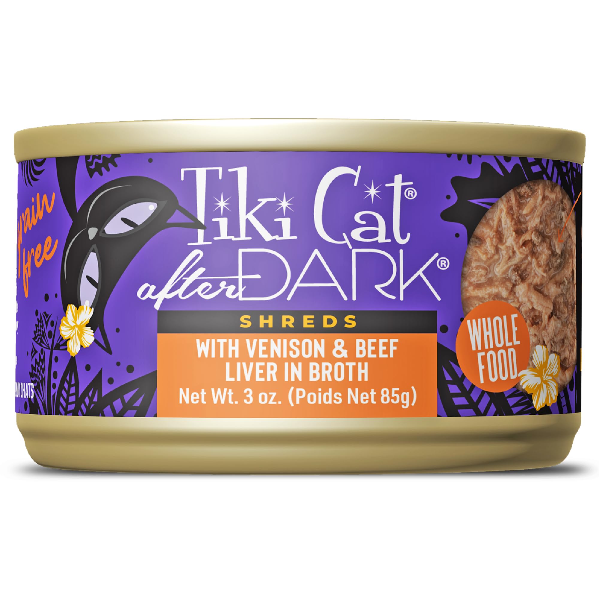 Tiki Pets After Dark emballage boîte 3oz prête à servir pour votre chat