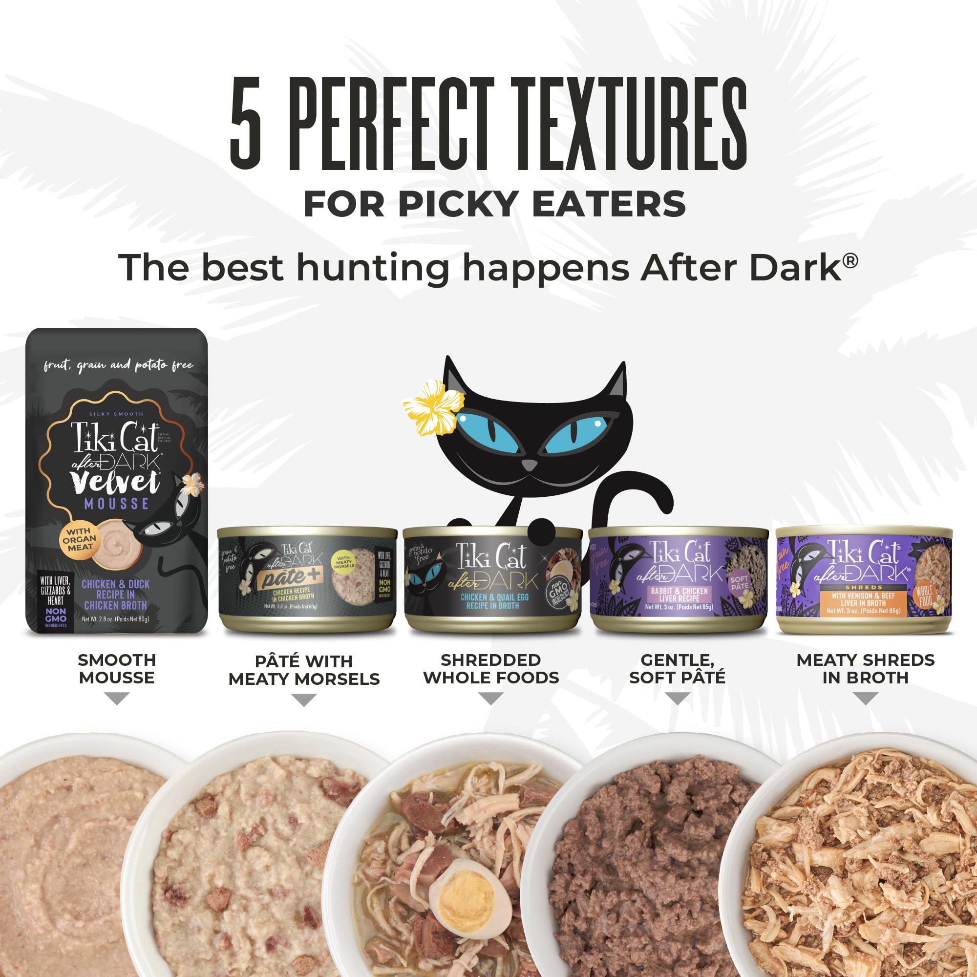 Tiki Pets After Dark portions faciles à servir au repas quotidien