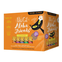Tiki Pets Aloha Friends – variété de sachets pour chat, saveurs variées et pratique