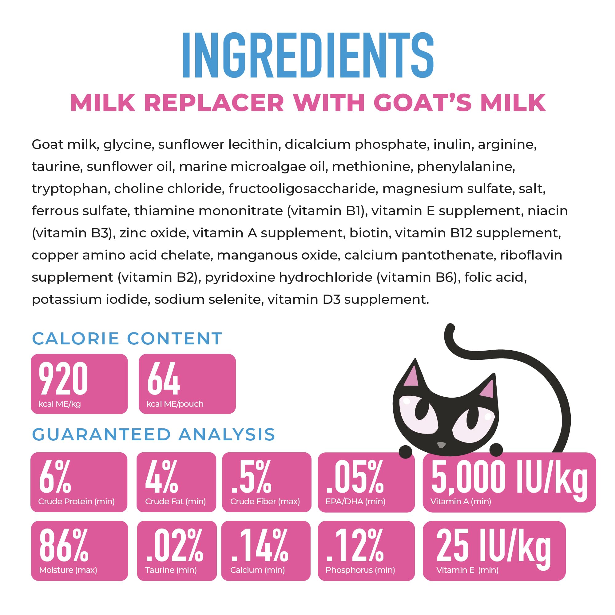 Équilibre calcium-phosphore favorisant la croissance des chatons