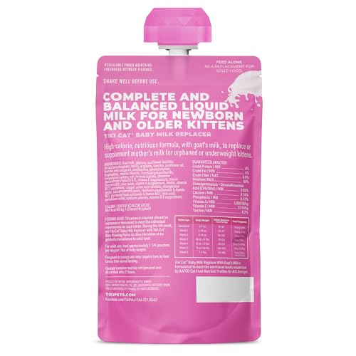 Tiki Cat Baby Milk Replacer prêt à nourrir pour chatons en croissance
