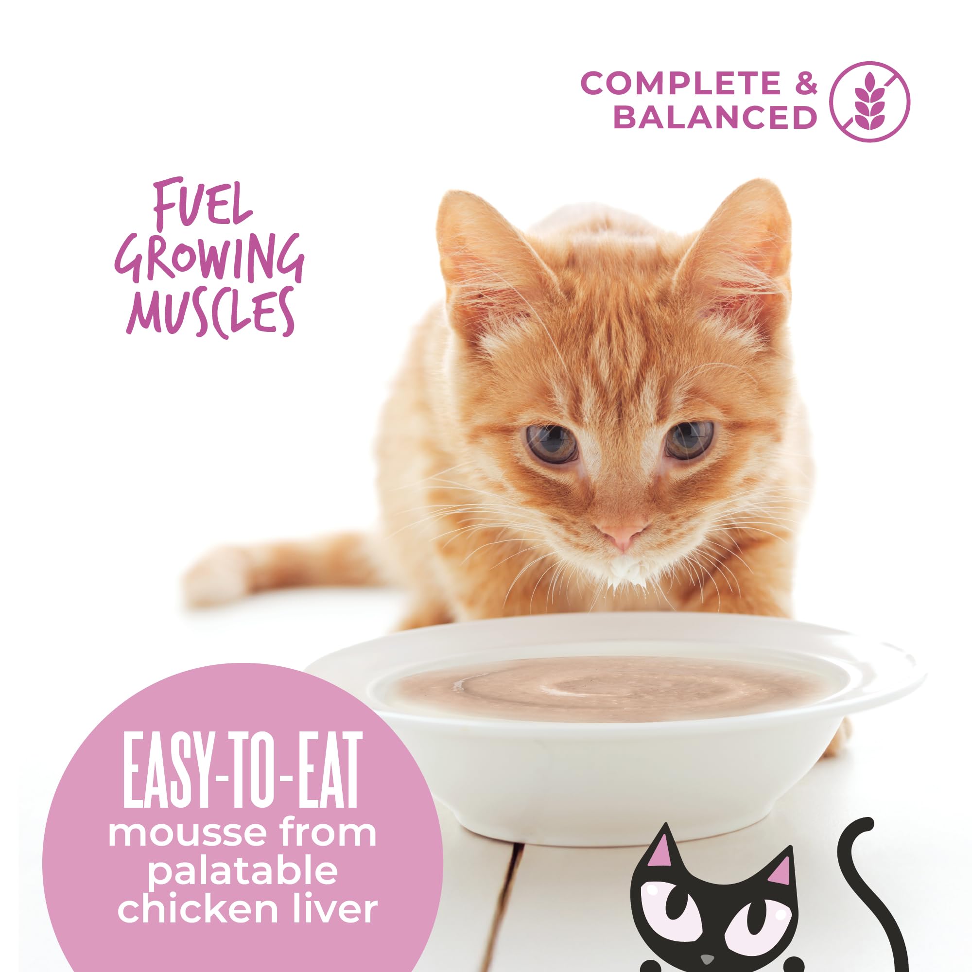 TIKI PETS Baby Mousse, transition douce vers nourriture solide.