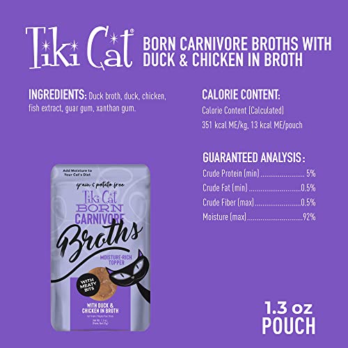 Bisque savoureuse Tiki Cat pour repas humide, idéal sur croquettes ou seul.