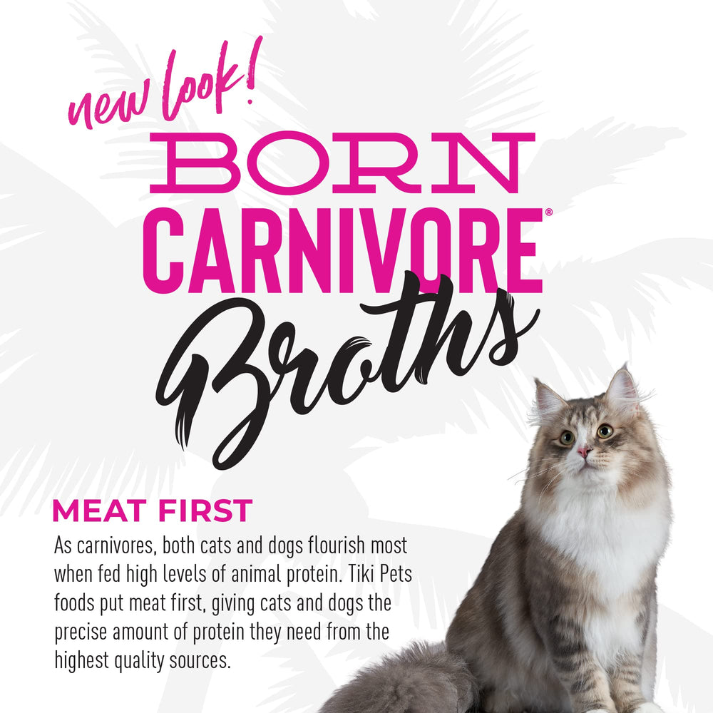 Bouillon saumon Tiki Pets, sachet rapide à servir