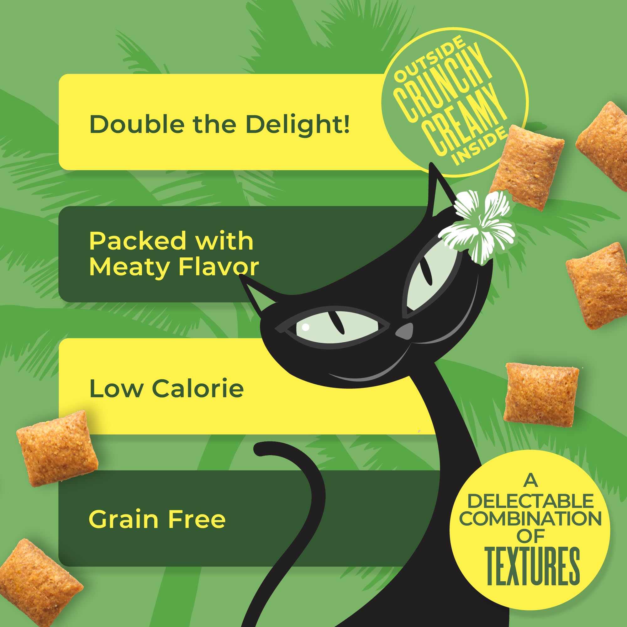 Tiki Cat Duets, moins de 2 calories par bouchée, option légère