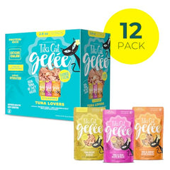 Tiki Pets Gelee crevette en sachet : texture tendre et apport hydrique.
