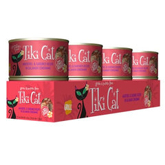 Tiki Cat Grill Flocons de poisson garnis de crustacés, texture gourmande et savoureuse.