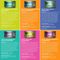 Tiki Cat Luau Pâté Saumon et Poulet, mélange savoureux pour variété.