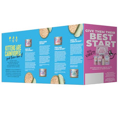 Variété assortie Tiki Cat Baby Pâté offrant plusieurs saveurs pour chaton.
