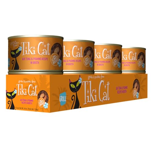 TIKI PETS Tiki Cat Grill crevettes entières, texture appétissante et hydratante.