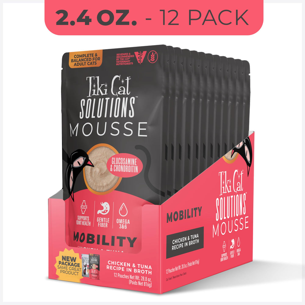 Glucosamine et chondroïtine dans Tiki Cat Solutions Mobility