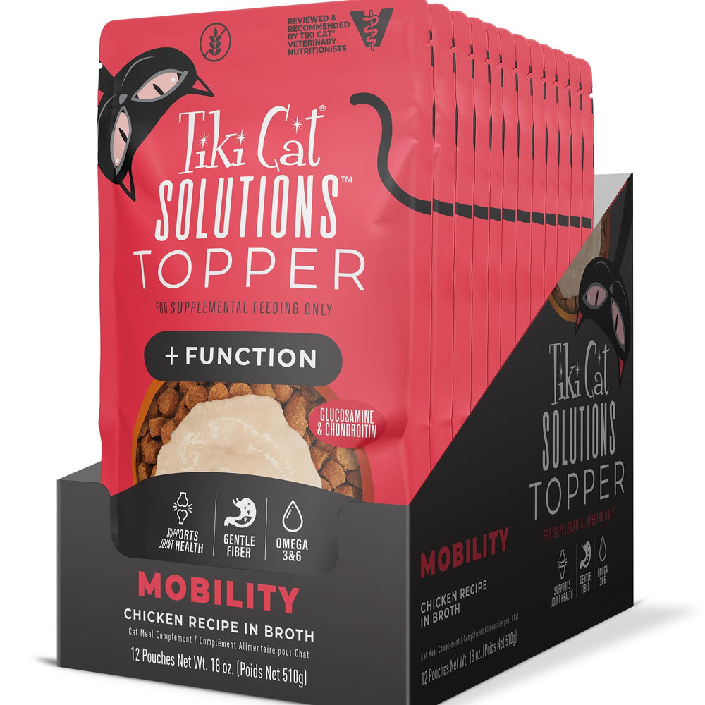 Tiki Cat Solutions Mobilité — sans céréales, adapté à certains régimes.
