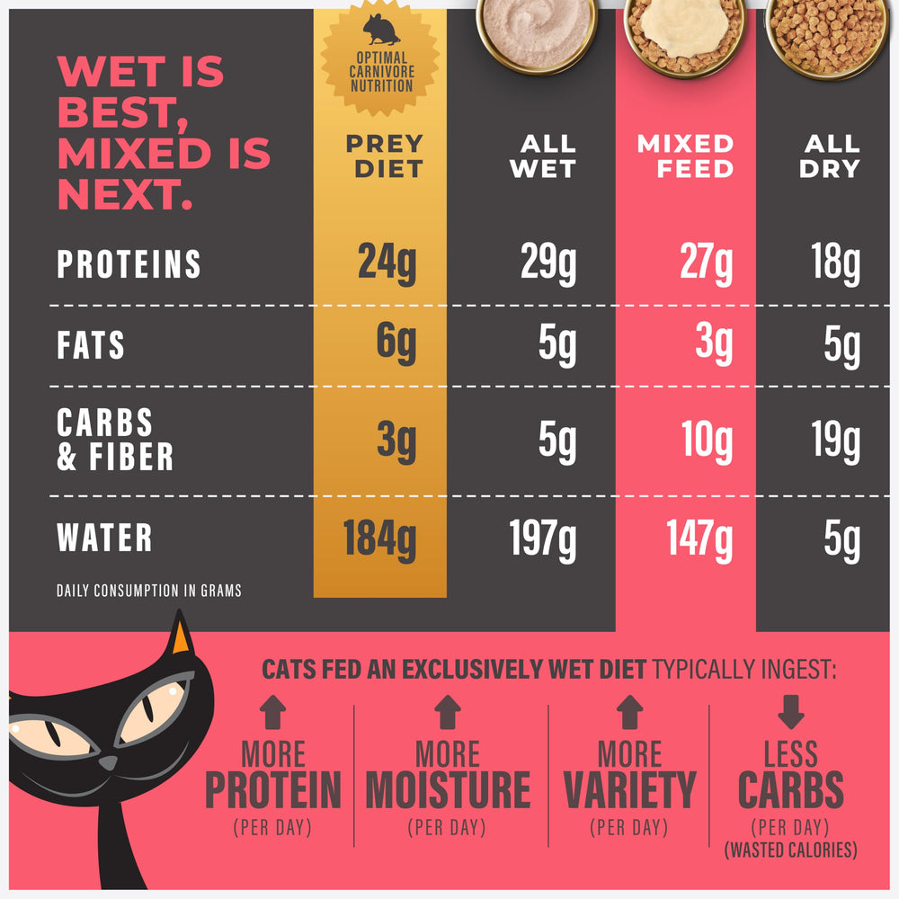 Tiki Cat Solutions Mobilité — texture en jus facilitant l'hydratation des repas.