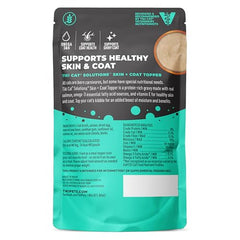 Texture du bouillon du Tiki Cat Solutions Skin + Coat pour le pelage.