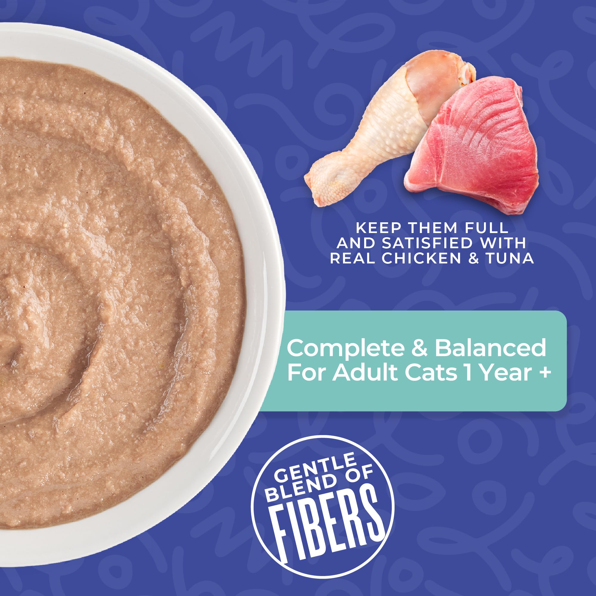 Tiki Cat Velvet Mousse sans GMO, ingrédients simples et non transformés