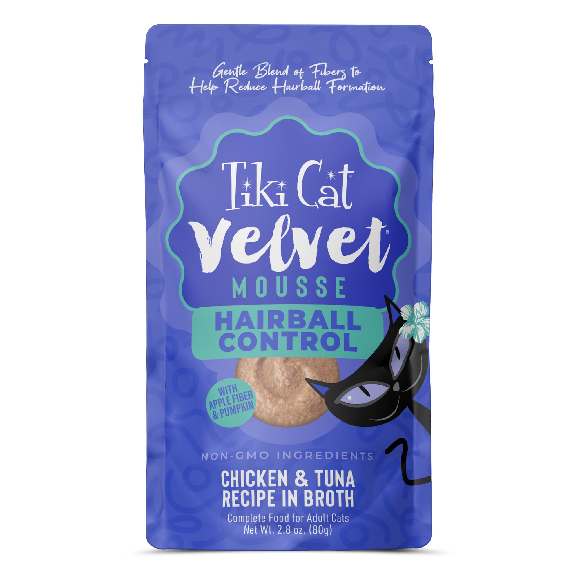 Tiki Cat Velvet Mousse texture cremeuse, appétit naturel pour chat adulte