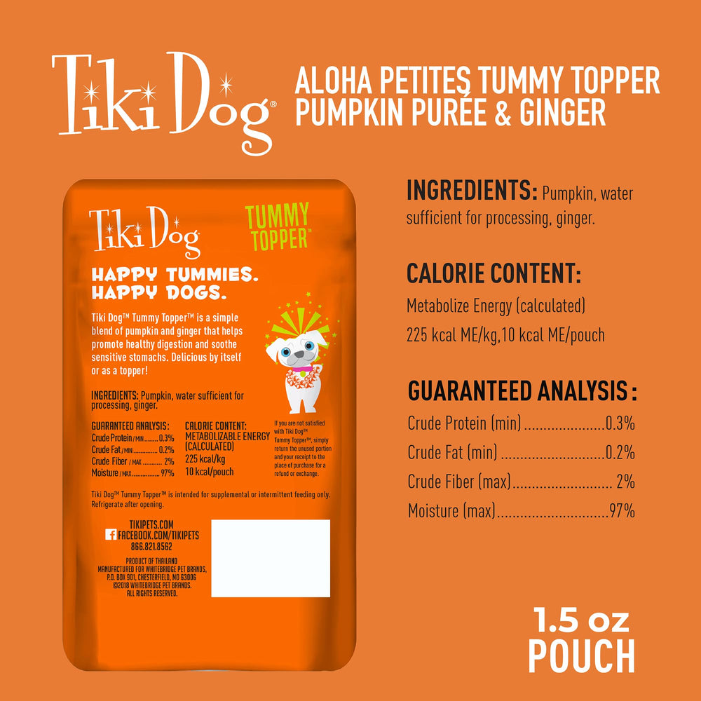 Arôme potiron gingembre Tiki Dog idéal pour rehausser le repas