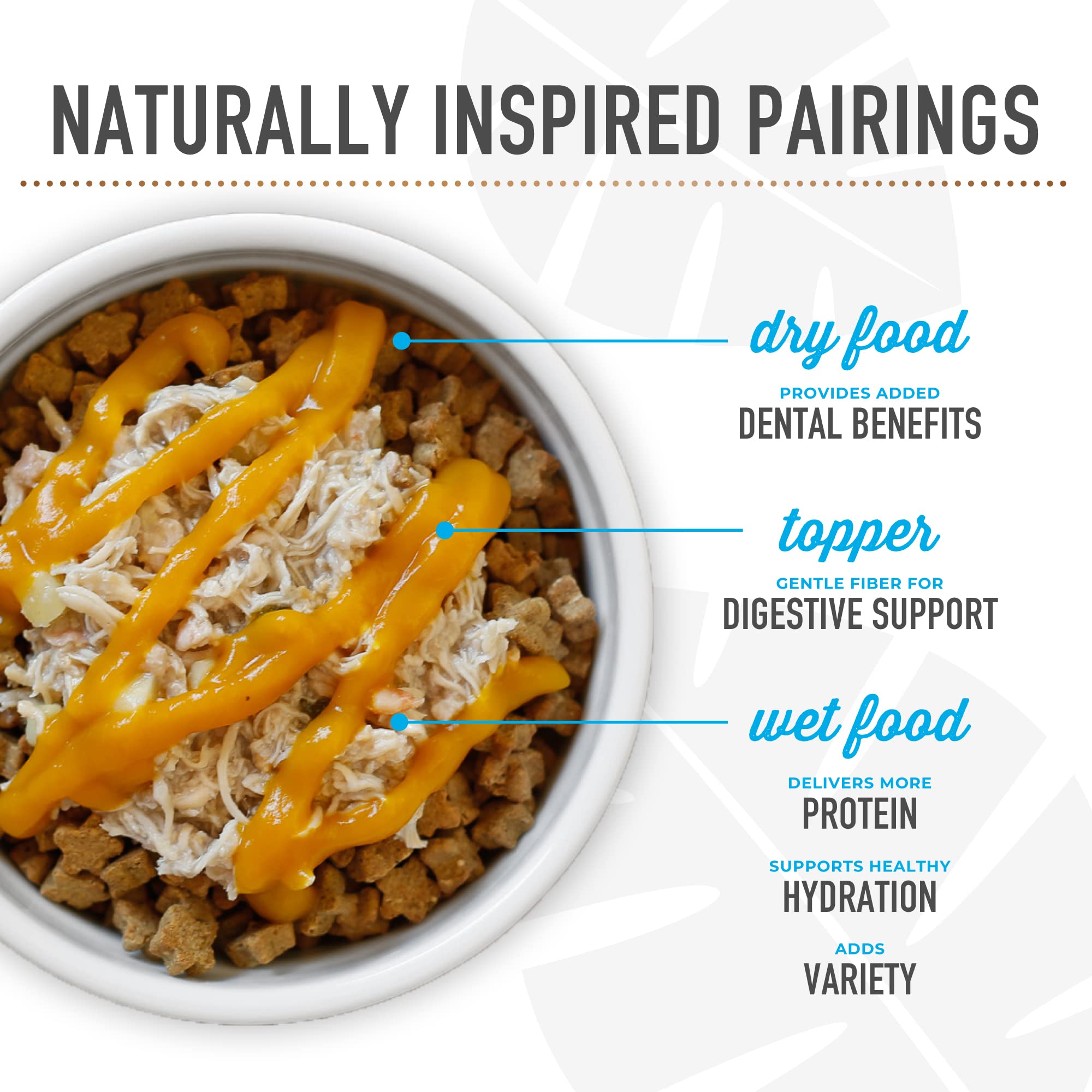 Toppers possibles pour varier les saveurs et l'hydratation.