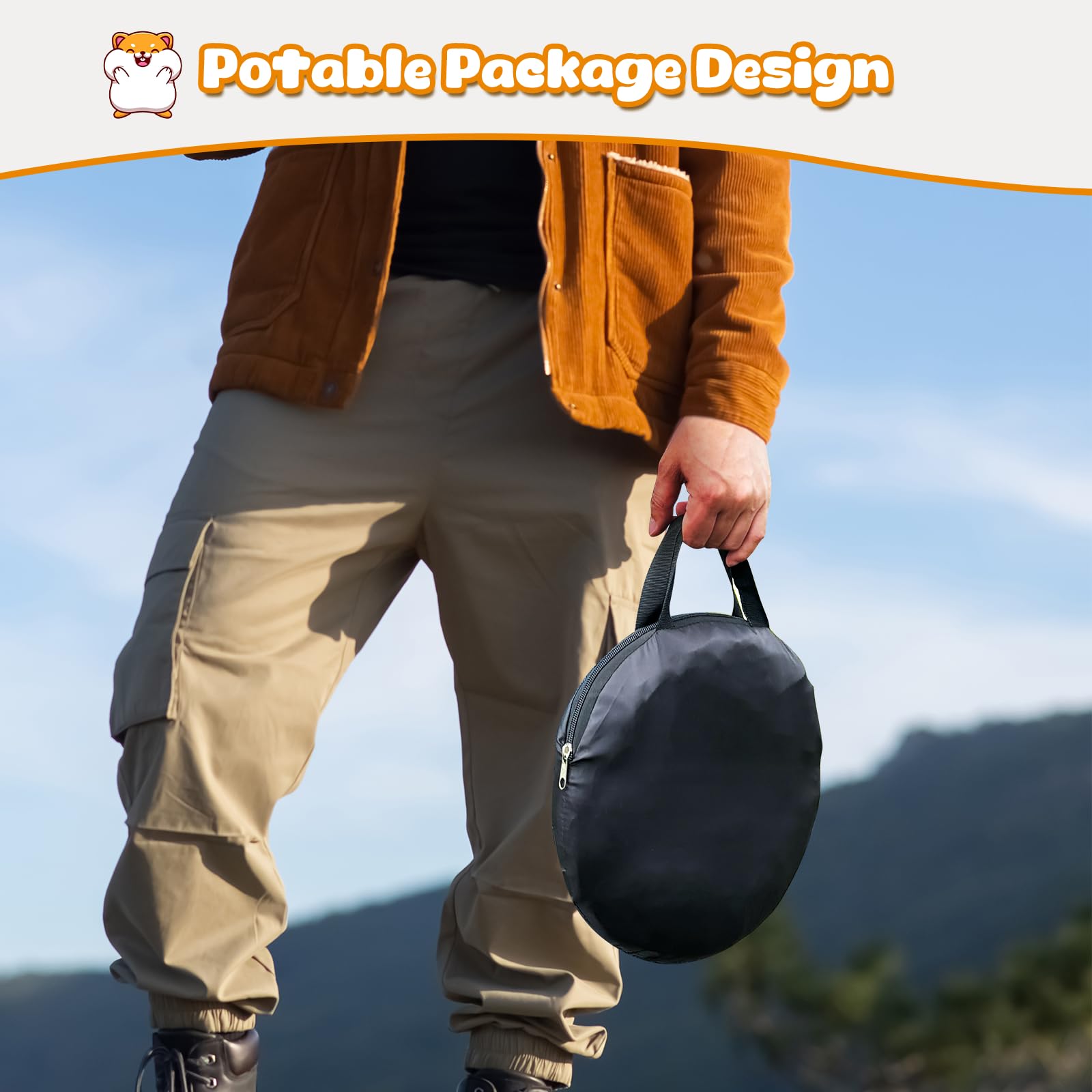 TIKIWIK polyester durable et nettoyage rapide pour le parc.