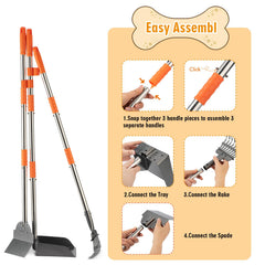TIMINGILA ramasse-crotte nettoyage facile avec matériaux inoxydables