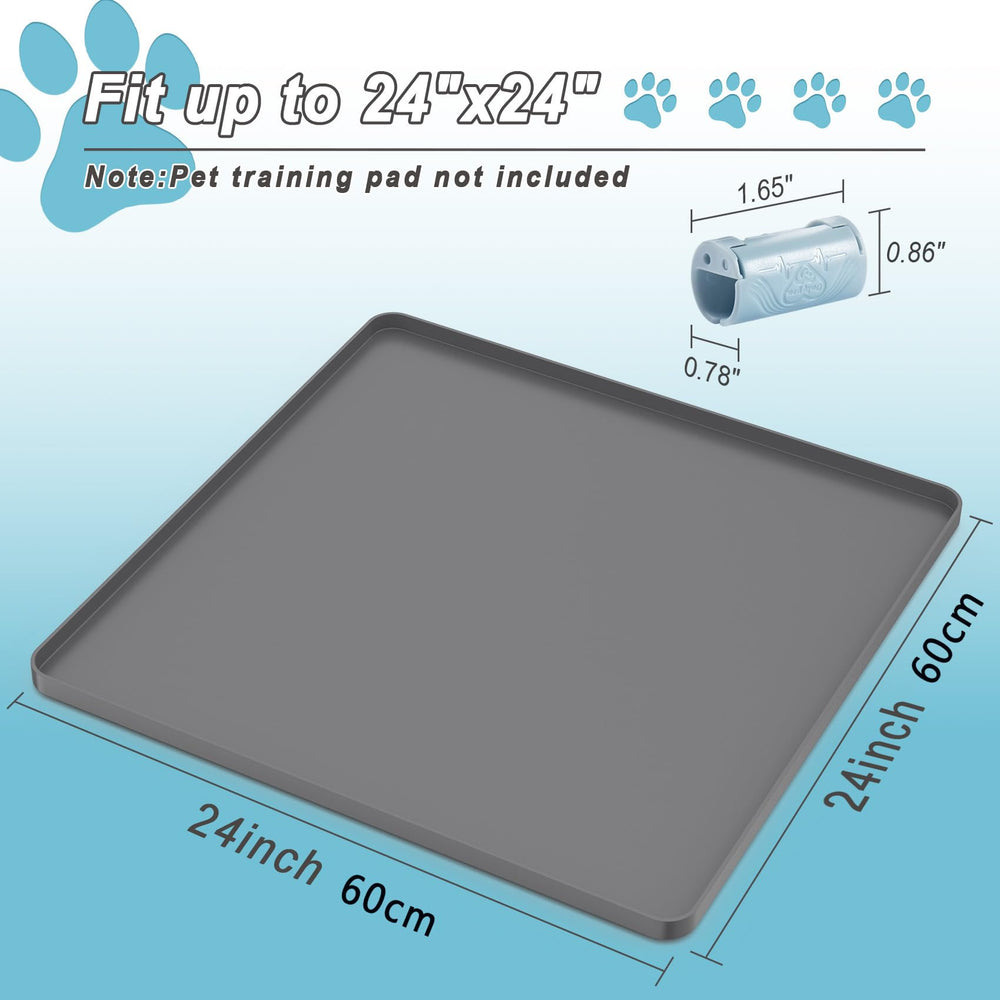 TIMOHCR attaches incluses-pour-tapis-pipi sécurisent le tapis pendant l'utilisation.