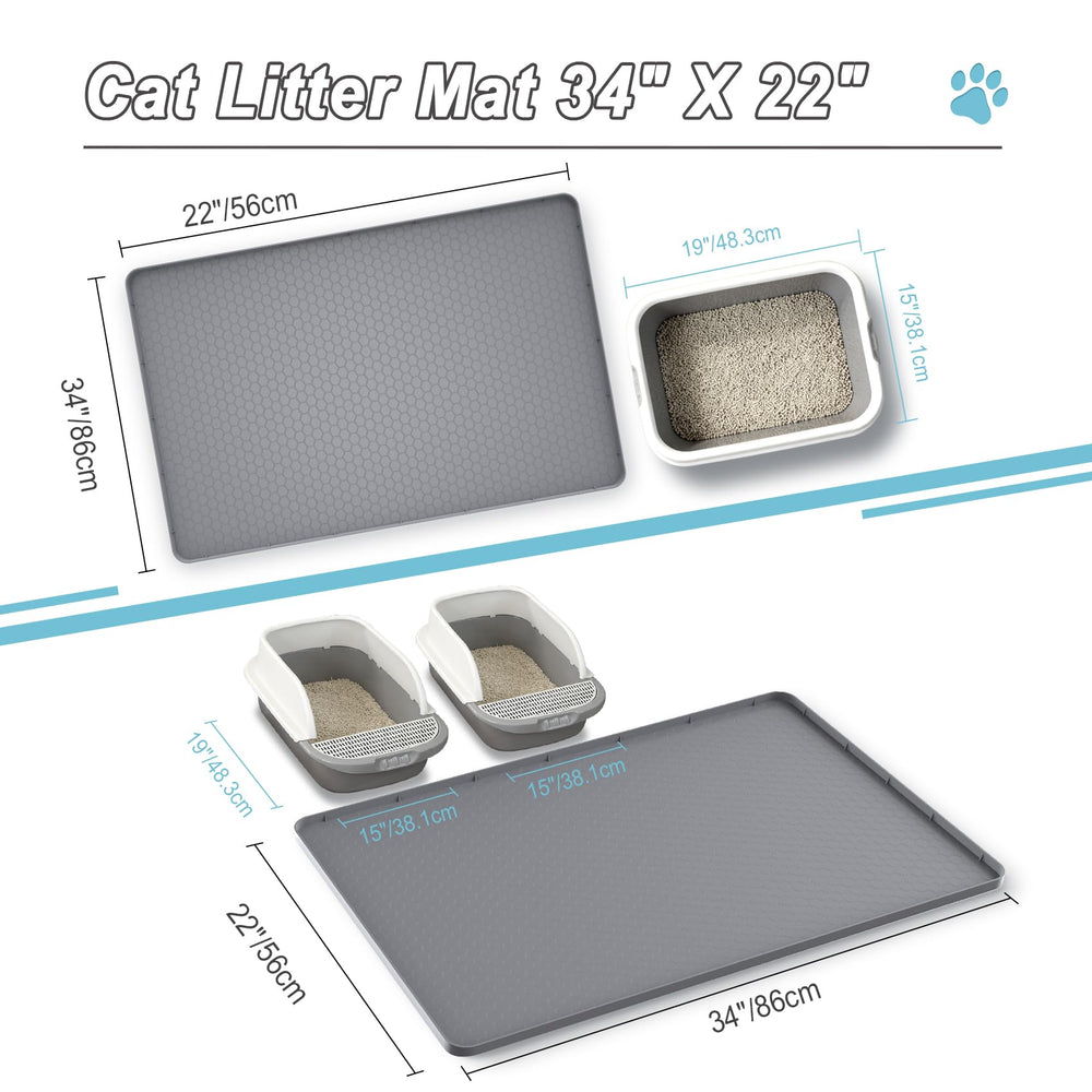 TIMOHCR usage-polyvalent-tapis-litière-nourriture: utilisation polyvalente pour animaux.