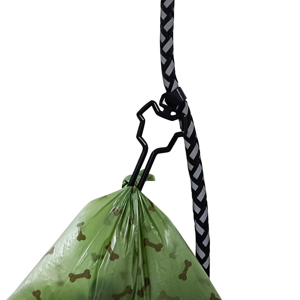 Porte-sacs crottes Timoqi en voyage, léger et discret.
