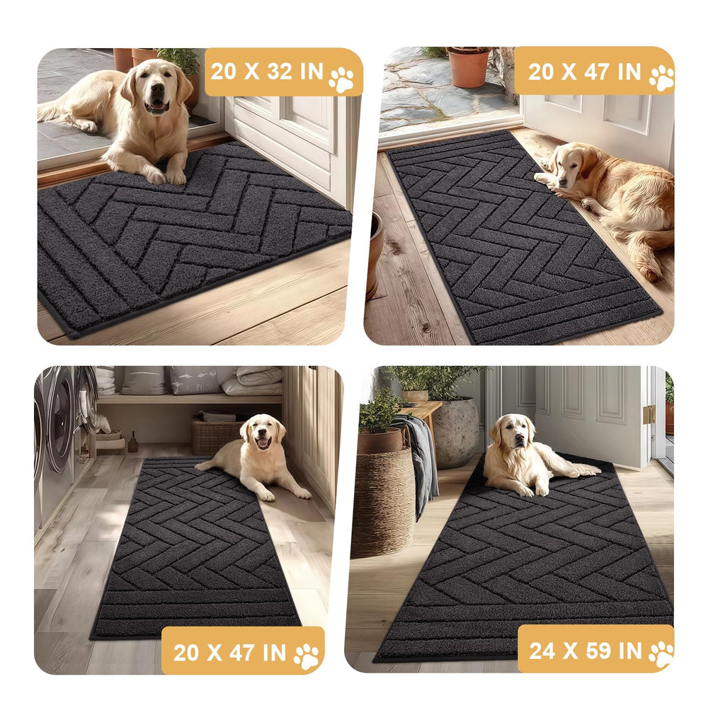 Tindbea Tapis polyvalent intérieur et extérieur, usage entree et patio