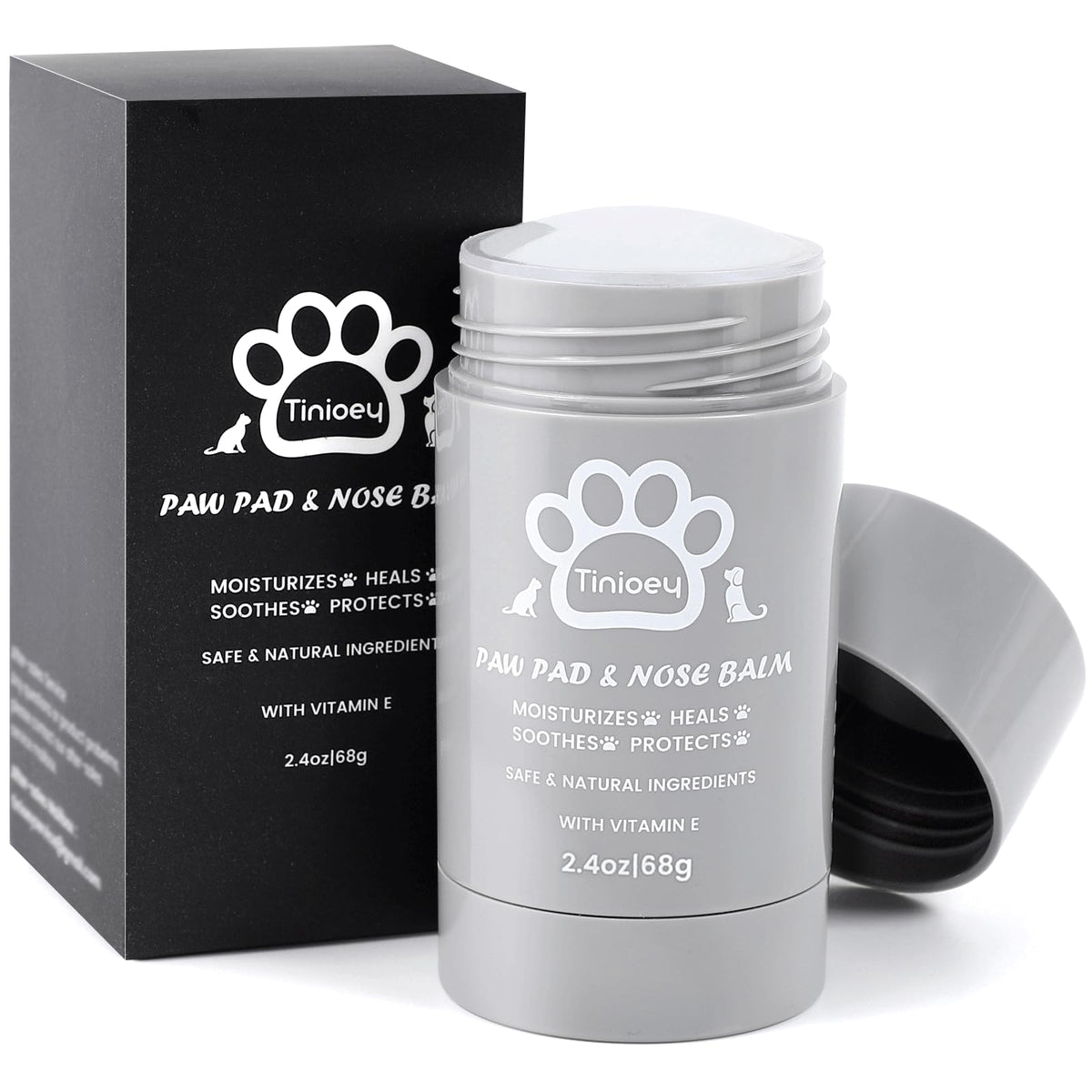 Baume Tinioey pour baume-pattes-chien, hydrate et protège les pattes du chien.
