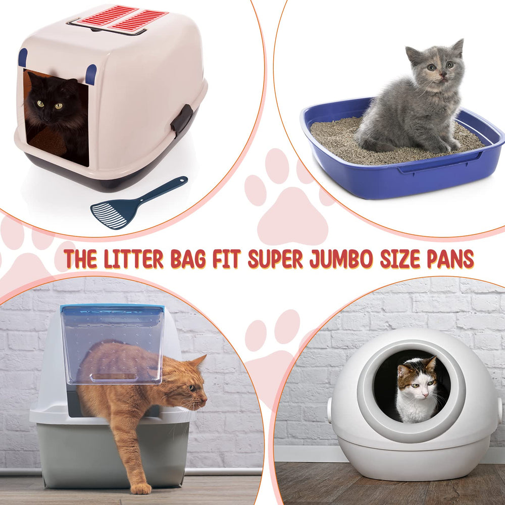 Sacs Tinlade jumbo compatibles avec la plupart des bacs à litière