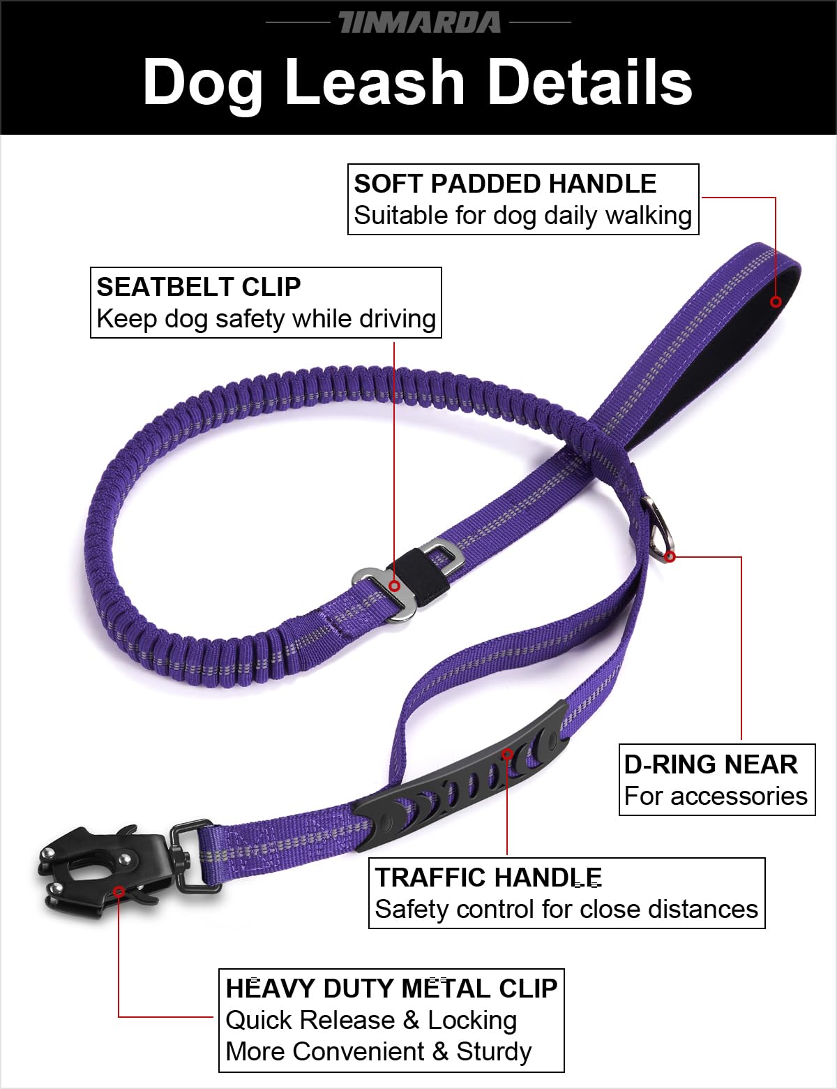 Attache sécurité et clip voiture pour les trajets en toute sécurité.