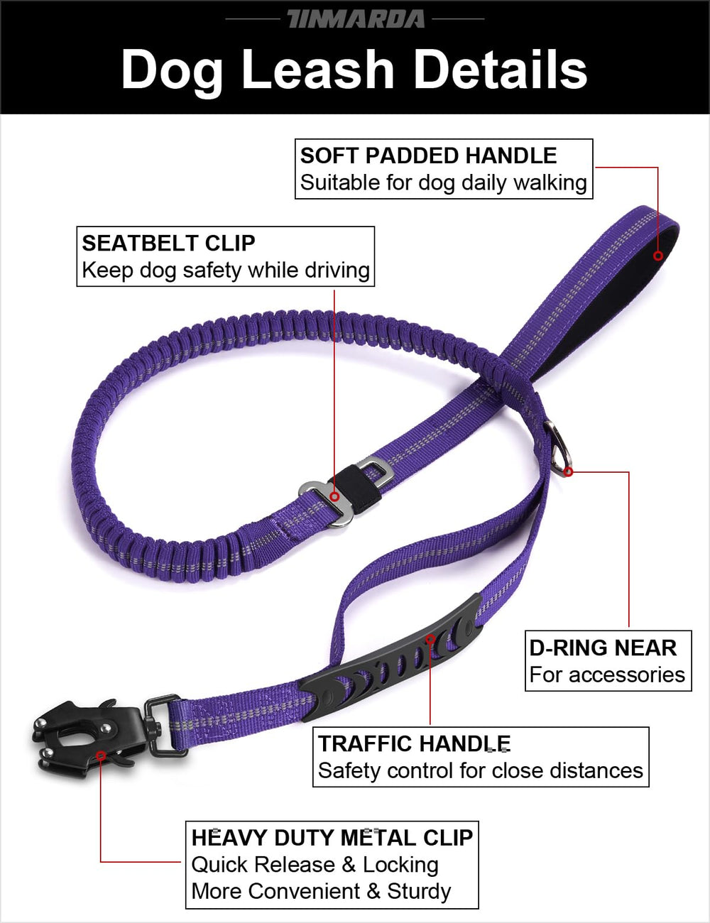 Attache sécurité et clip voiture pour les trajets en toute sécurité.