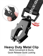 Tinmarda laisse elastique bungee 6 pieds offrant espace et confort pendant la marche.