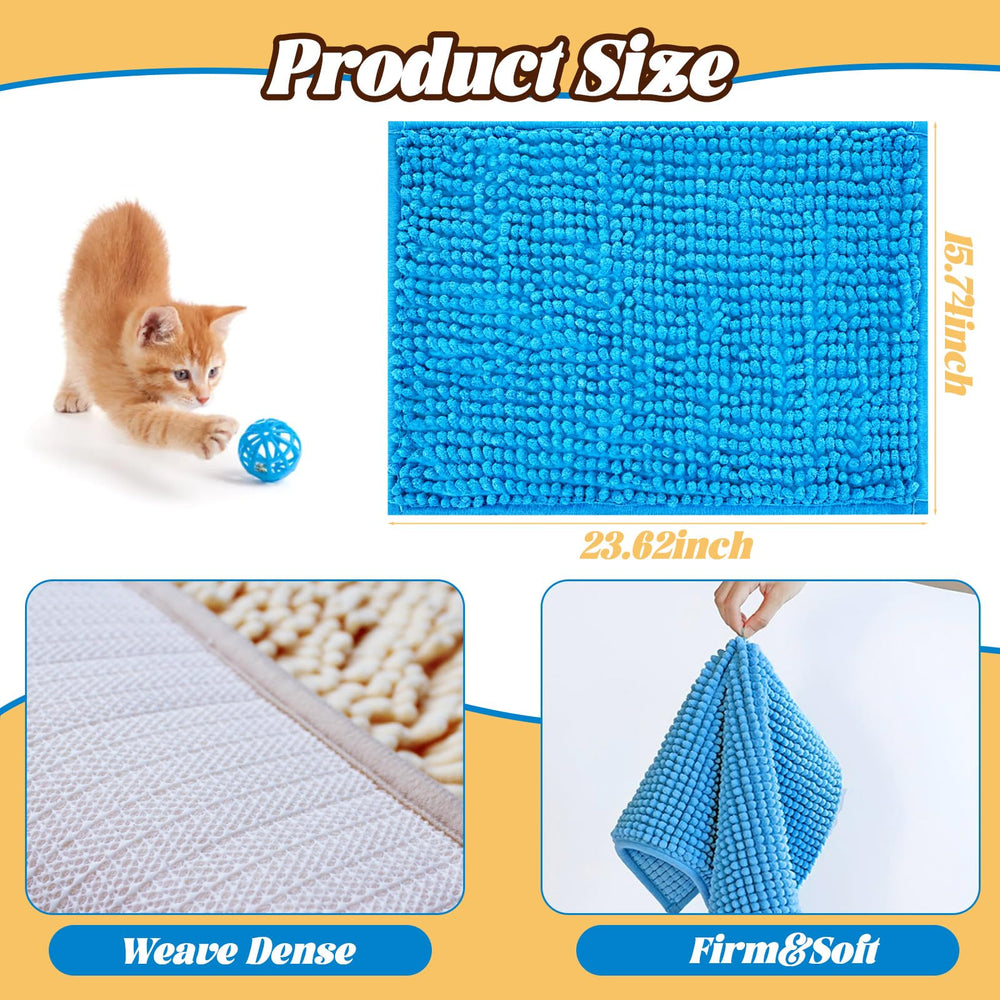 TINSKY tapis-litiere-polaire-16x24: surface absorbante et réutilisable.