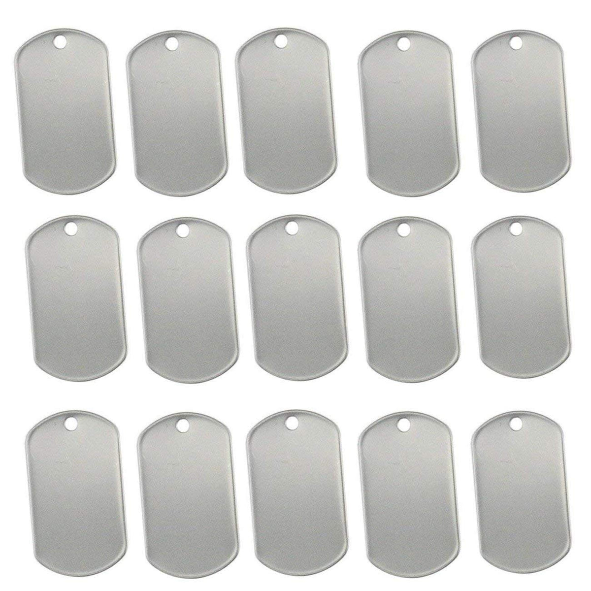 Étiquette chien inox par Tinsow, durable et prête à marquer.