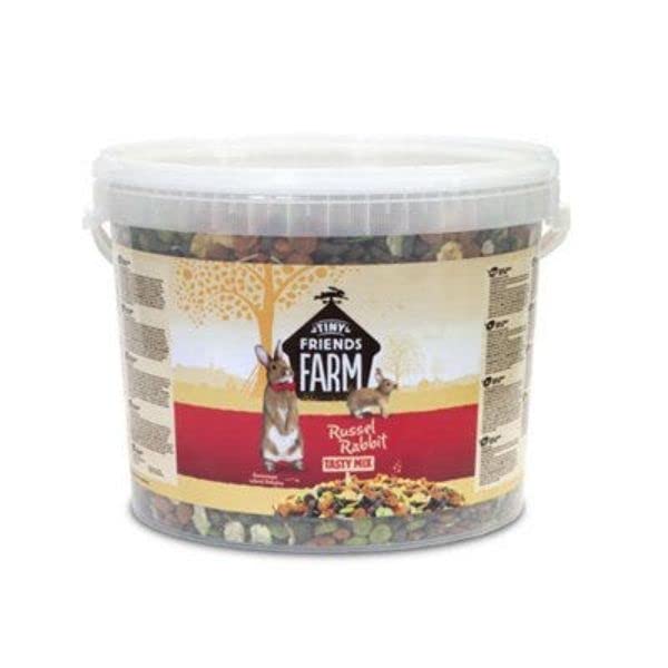 Russel Rabbit Tiny Friends Farm – seau 9 lb, alimentation équilibrée pour lapin