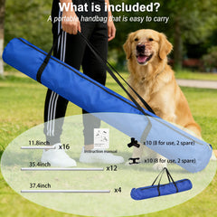 TinyPoint - ensemble de 4 barres, polyvalent et réglable pour progression canine.