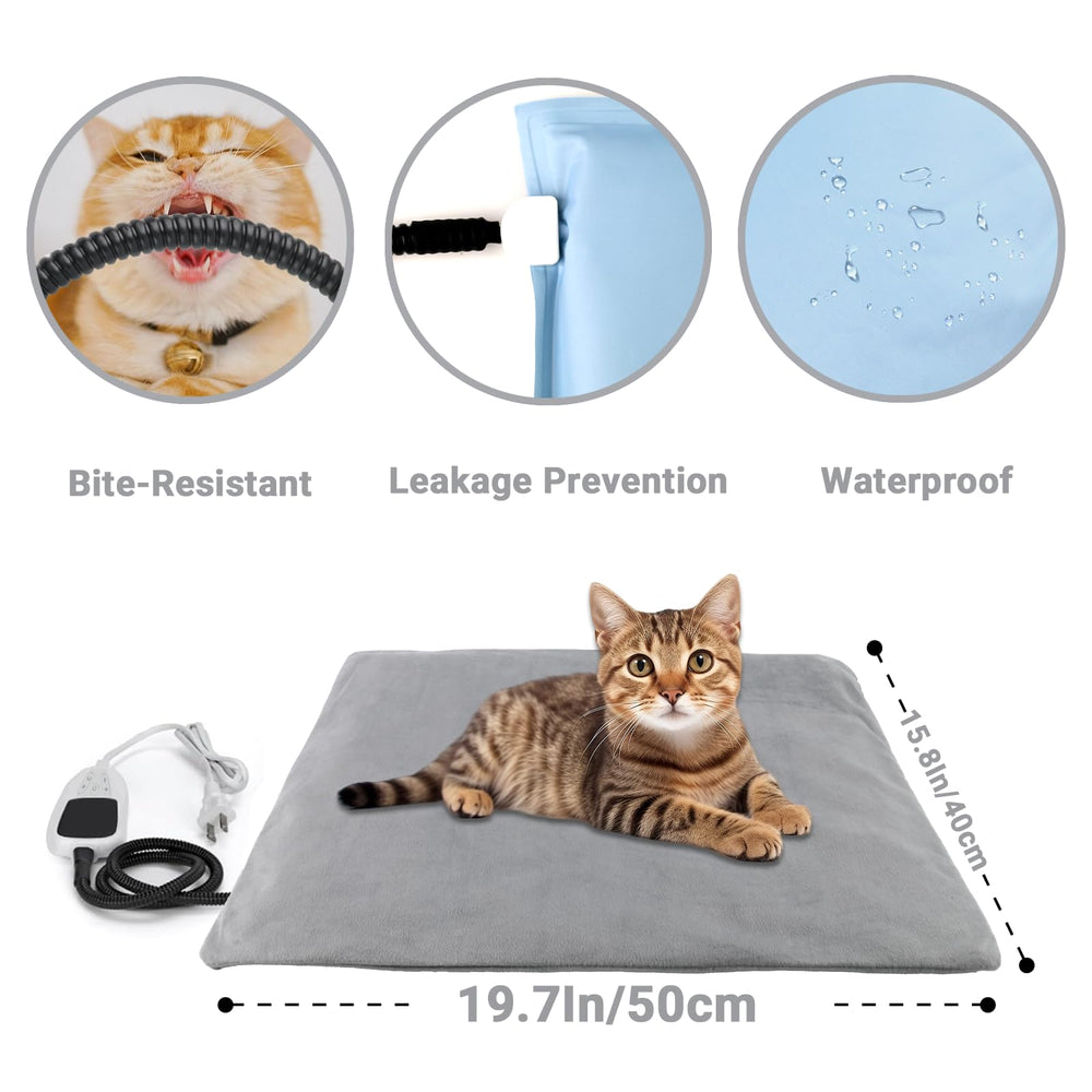 TinyWiz housse-velours-lavable-tapis-chauffant : nettoyage facile et confort durable.