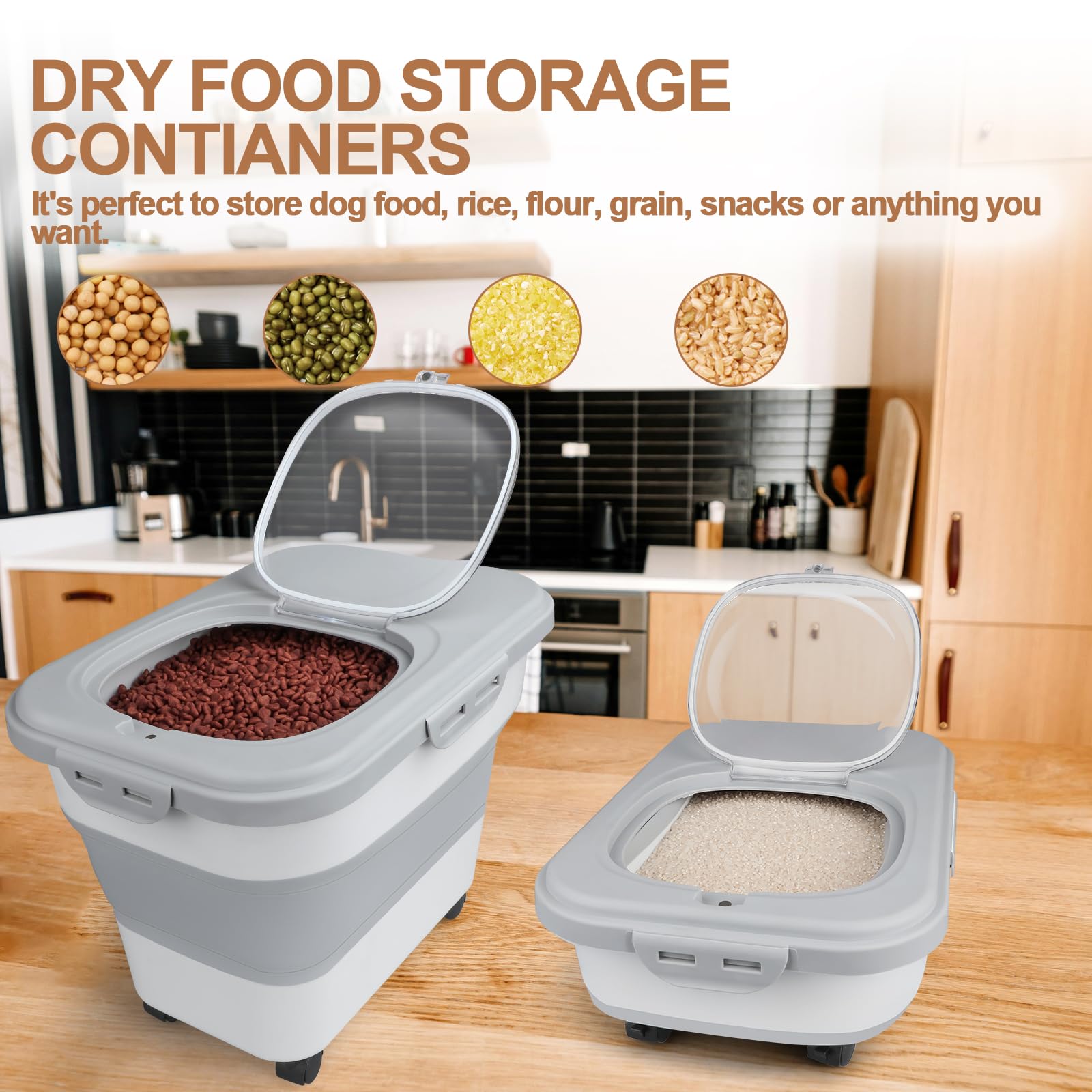 Cuillere incluse TIOVERY pour portions faciles des repas animaux