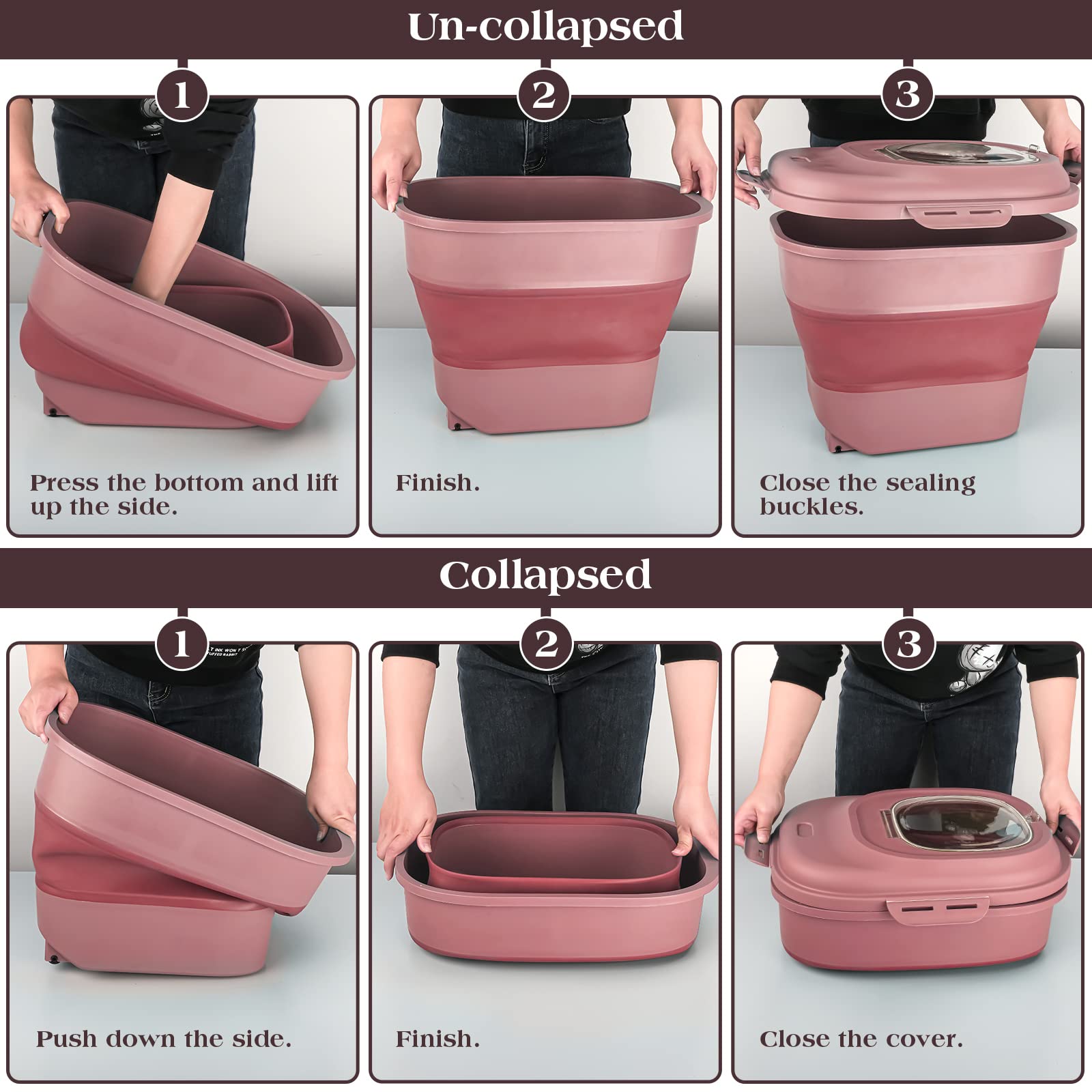 TIOVERY Doseur inclus pour mesurer facilement les portions quotidiennes.