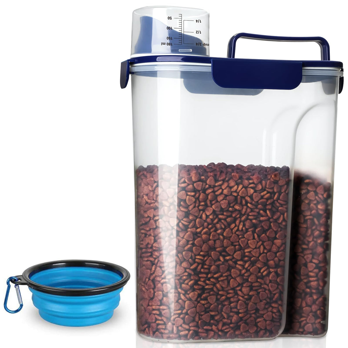 TIOVERY bec verseur sur le conteneur pour chien, pratique et rapide.