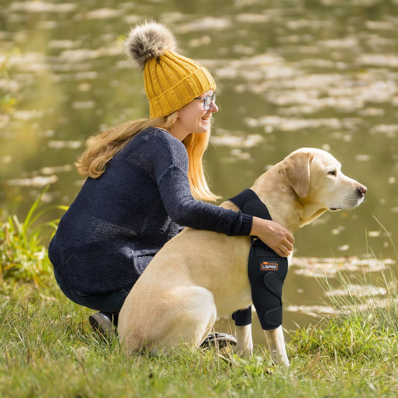 TIPOOP attelle-coude-chien-gauche, légère et adaptée à diverses tailles